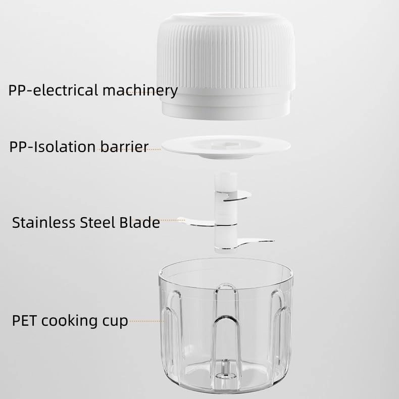 Electric garlic crusher01 - 250ml Battery Powered