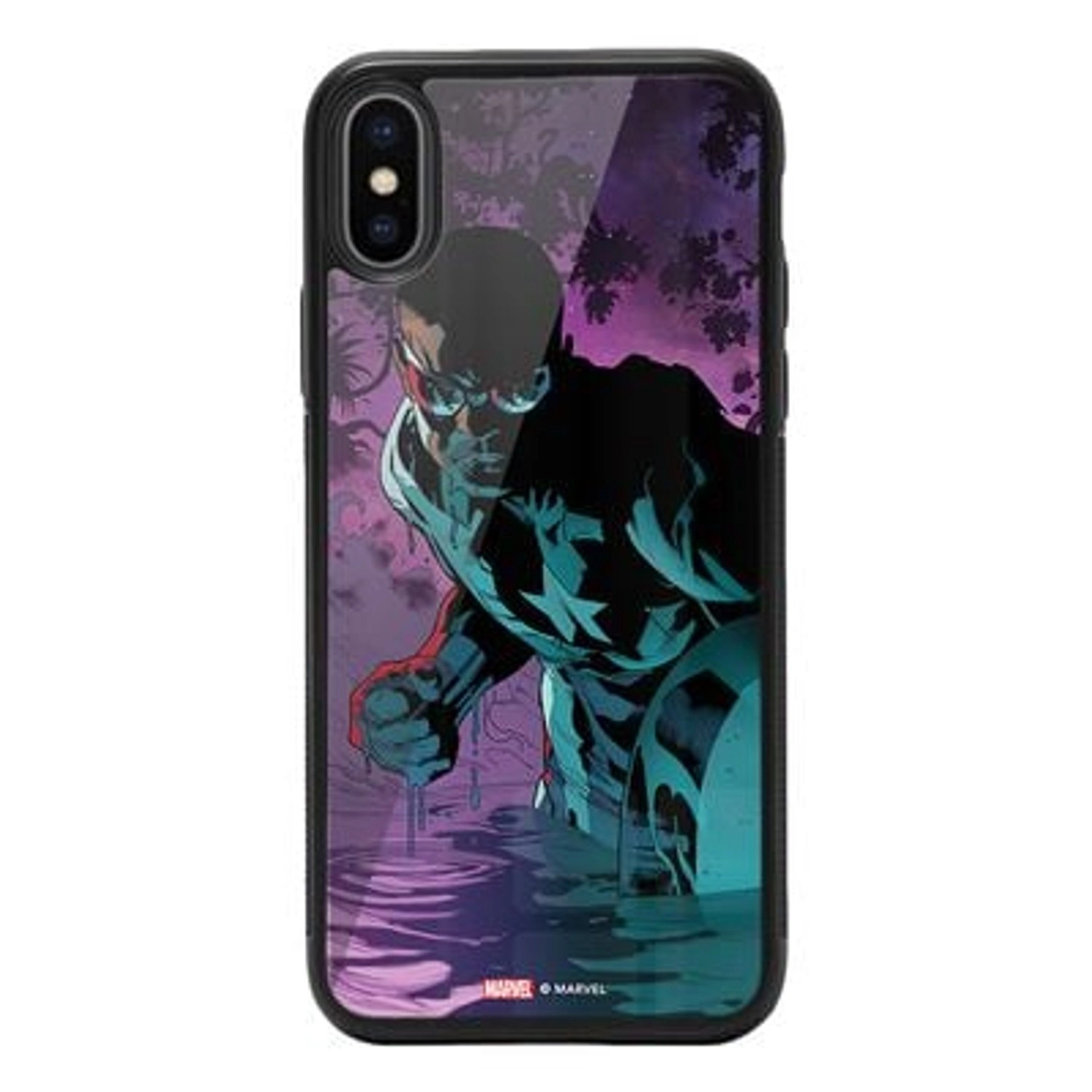 Wackylicious Thew Captain America Back Case for iPhone Xs