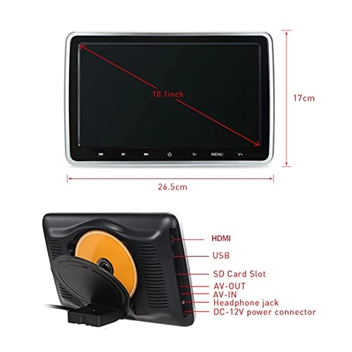 Car Roof Mount Screen - 10.1 Inch