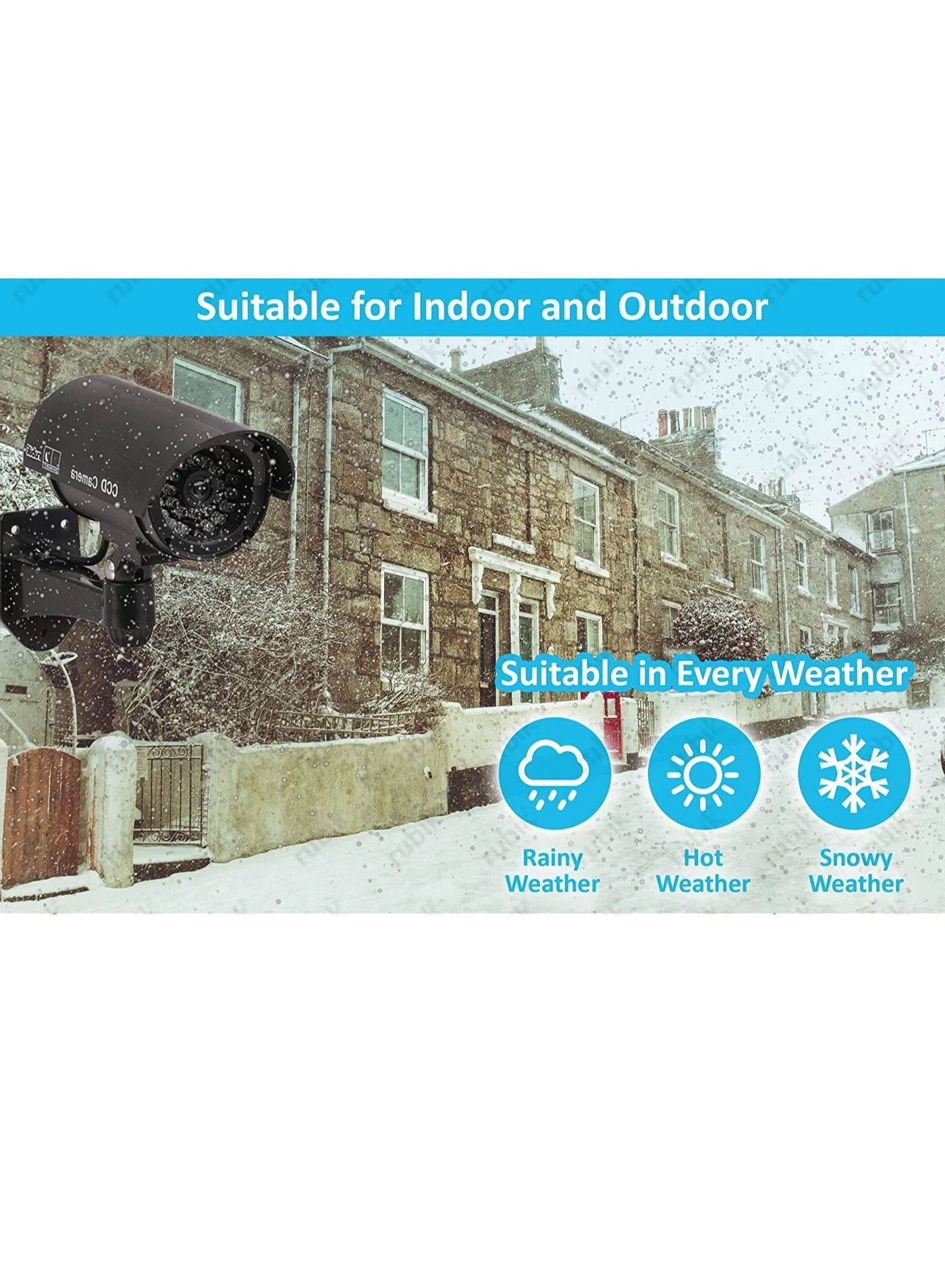 Dummy CCTV Security Camera - Indoor/Outdoor