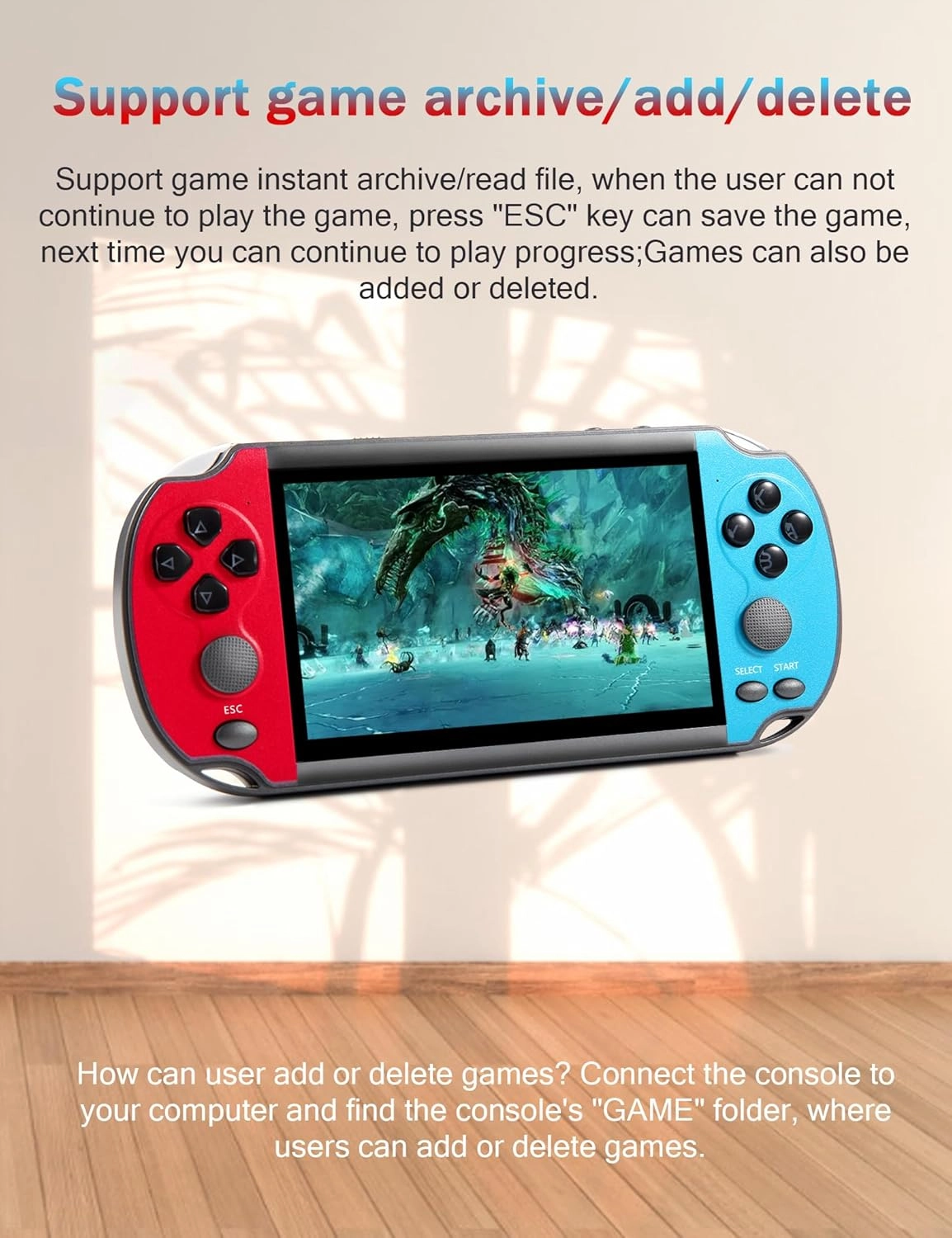 Retro Handheld Game Console