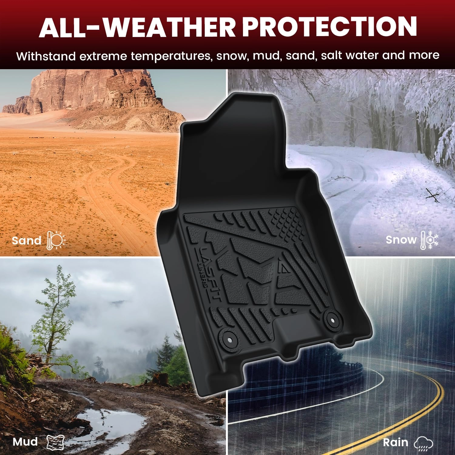 Floor Mats - 2500/3500 Crew Cab 2019-2025 2026 Bucket Seat