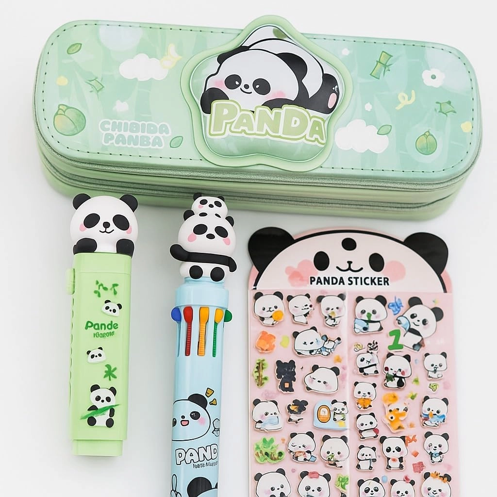 Panda Stationery Gift Set - 1 Set