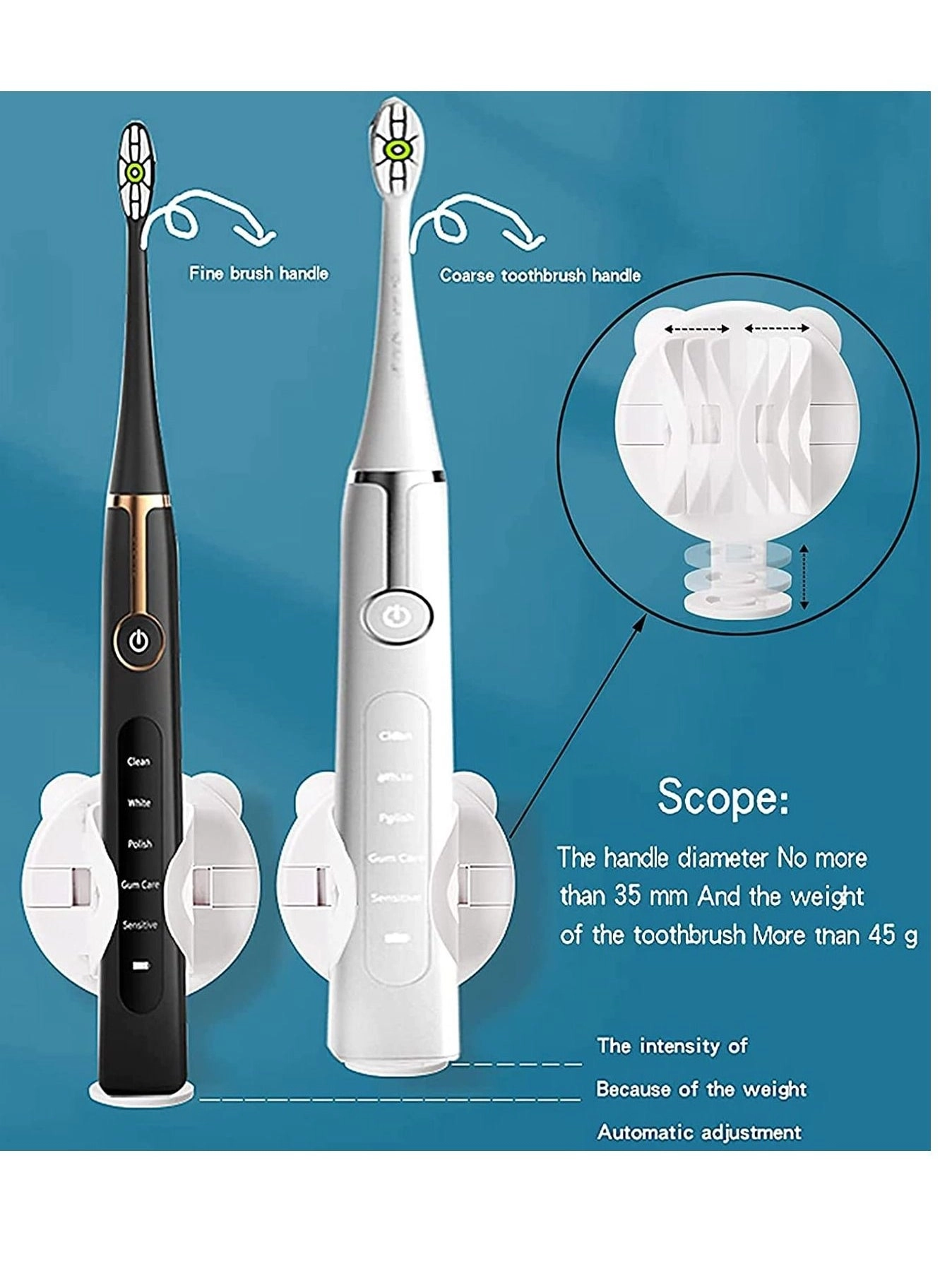 Wall Mount Toothbrush Holder