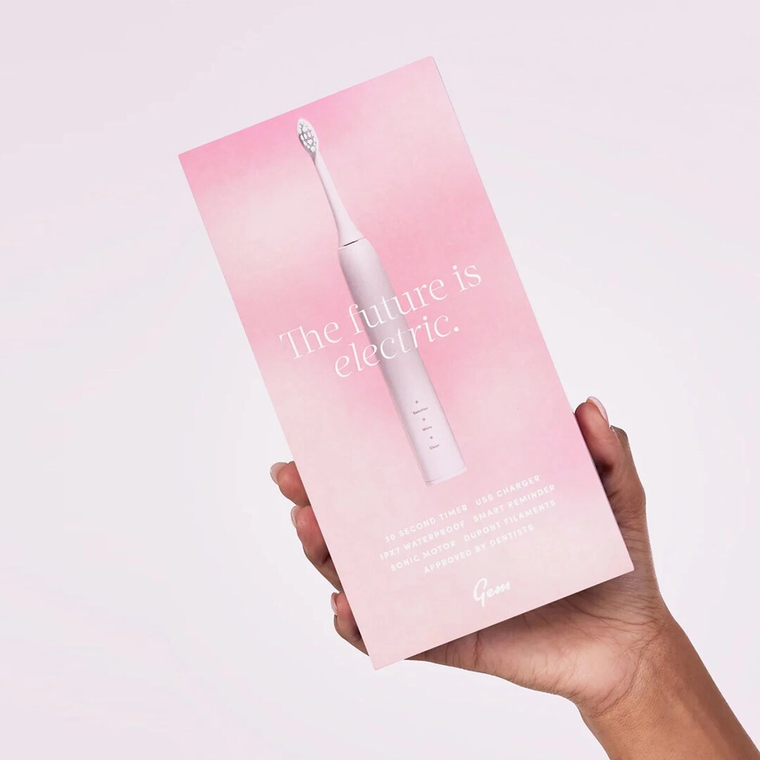 Electric Toothbrush - Rose USB-C Rechargeable 3 Modes