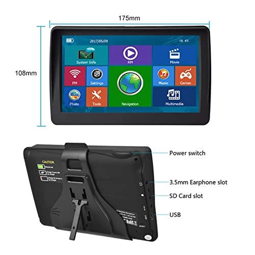 GPS Navigator for Trucks 9465987482 - 7 inch 256MB+8GB