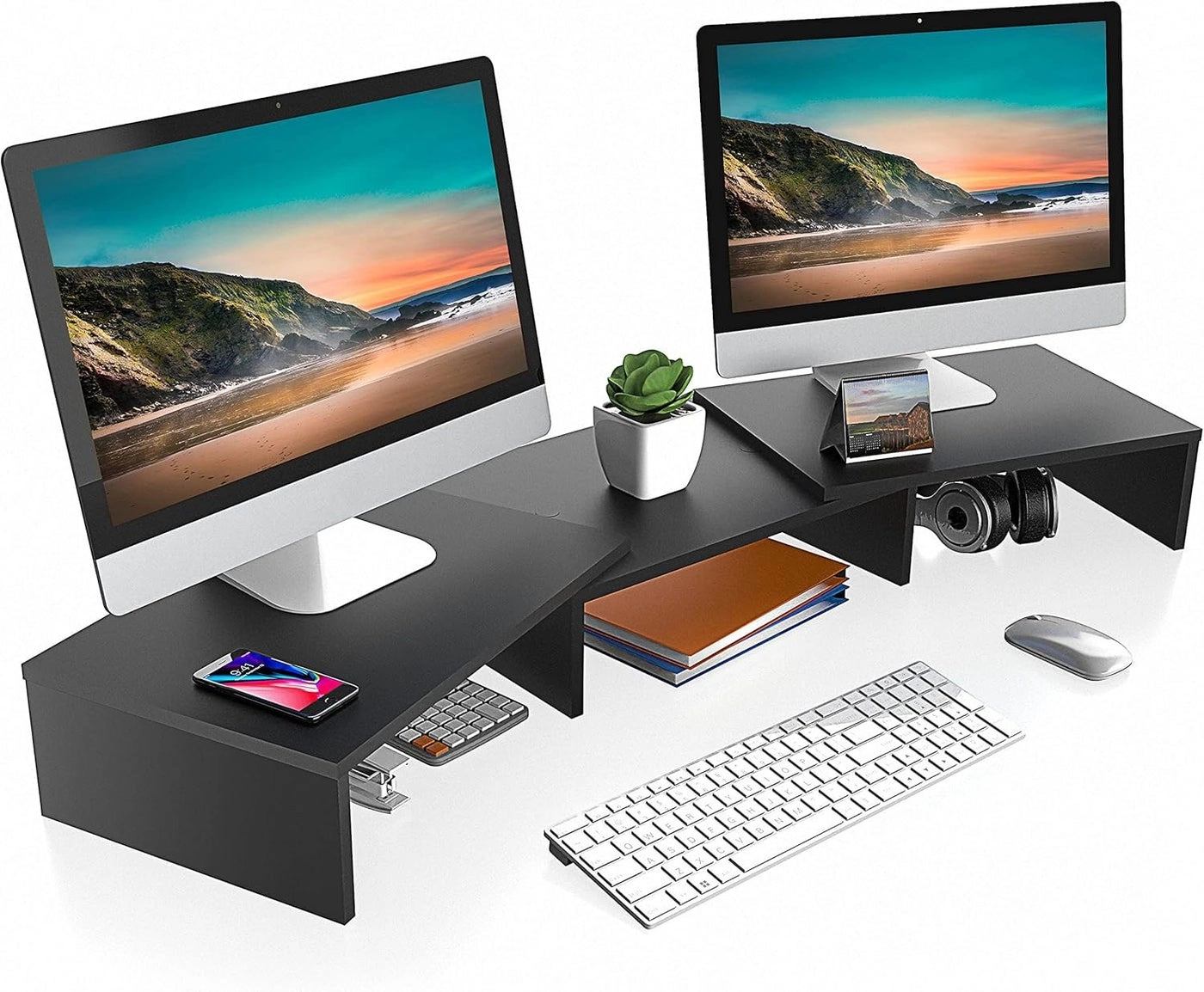 Dual Monitor Stand - two 25 to 27