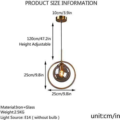 Glass Pendant Light - 120cm / 47.24in