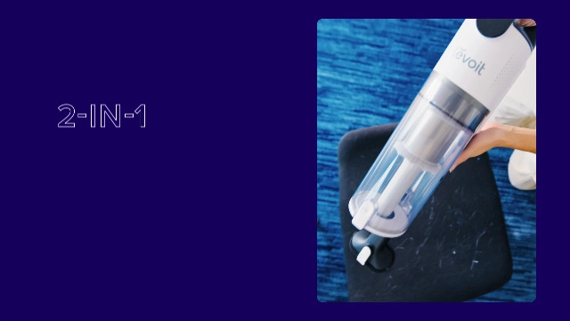 LSV-V201-WUK - Cordless Stick Vacuum Cleaner 50 minutes