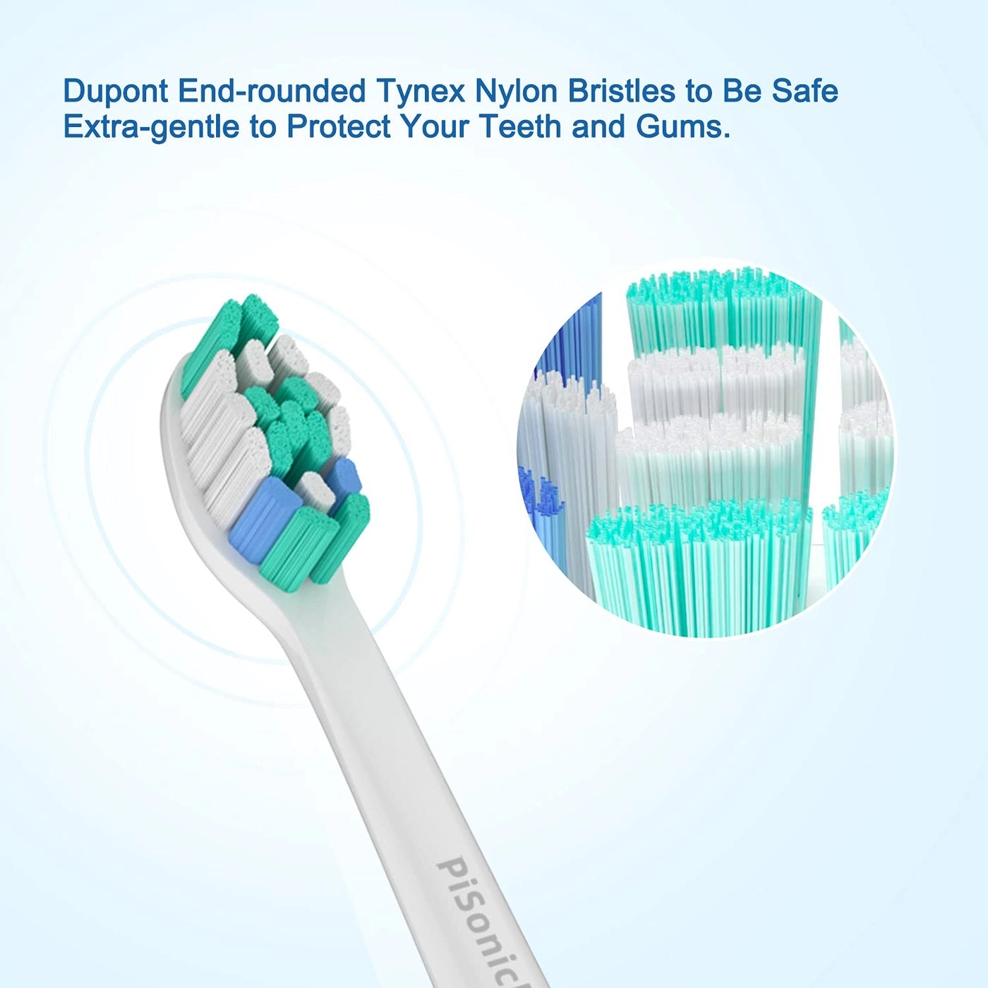 Replacement Toothbrush Heads - 10 Pack Snap on