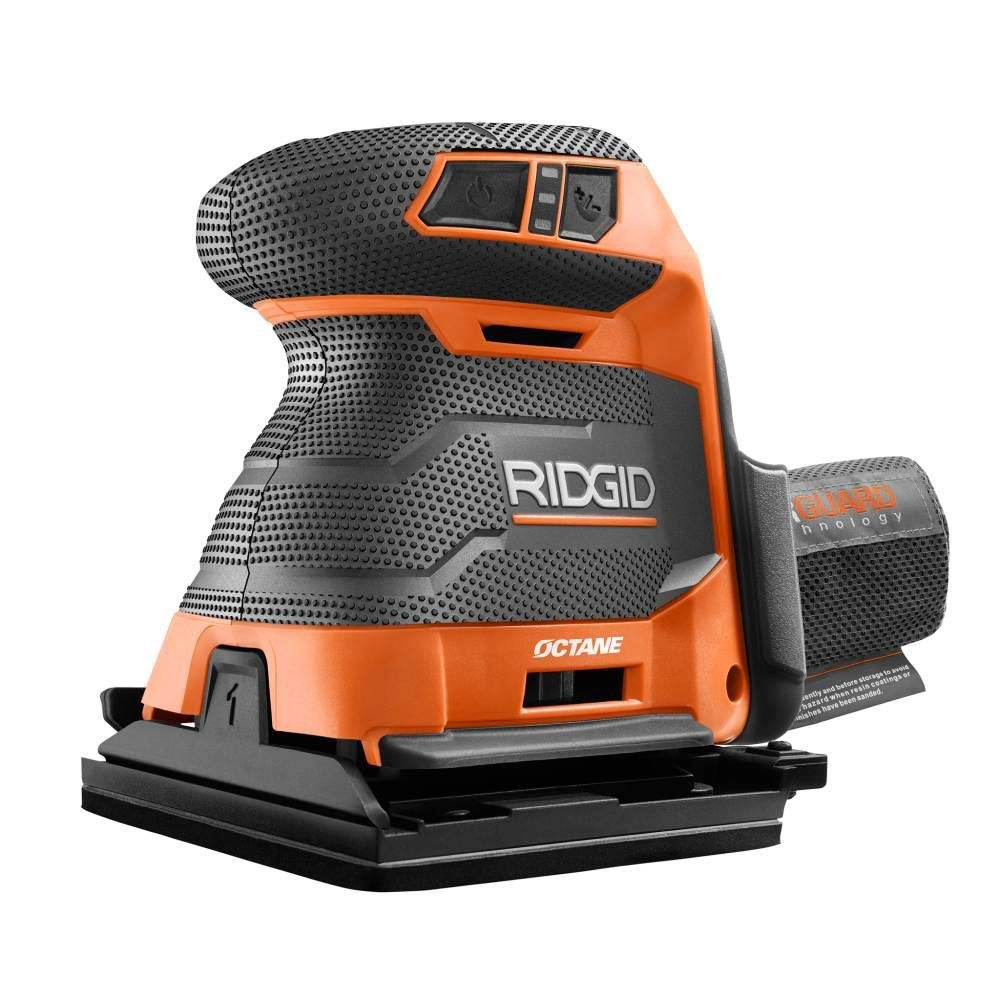 Ridgid OCTANE - 18-Volt Cordless Brushless 3-Speed 1/4 Sheet Sander