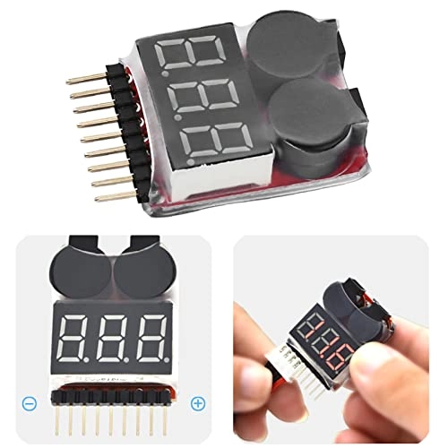 RC 1S-8S LIPO Battery LED TAR ALARM DENETER