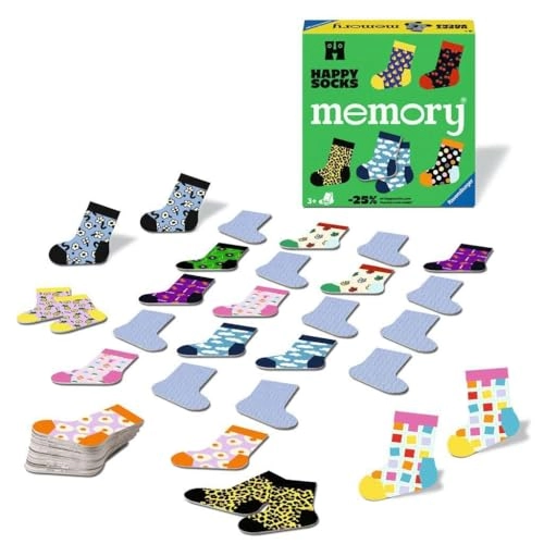memory Happy Socks - 3 Jahre