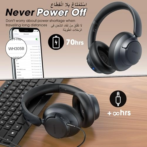WH305B Wireless Headphone