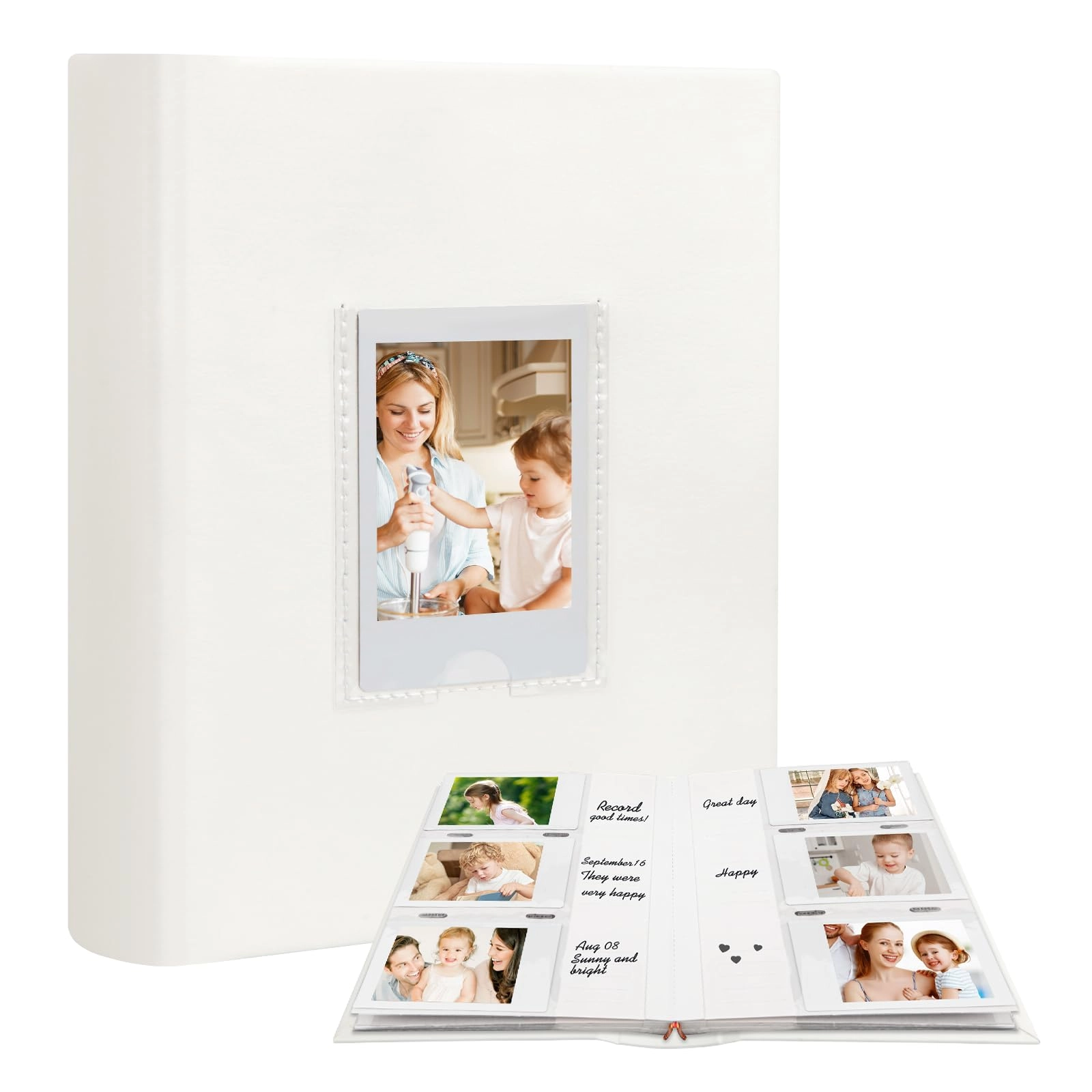 Rekeen 2x3" 180 Pockets PU Leather Photo Album