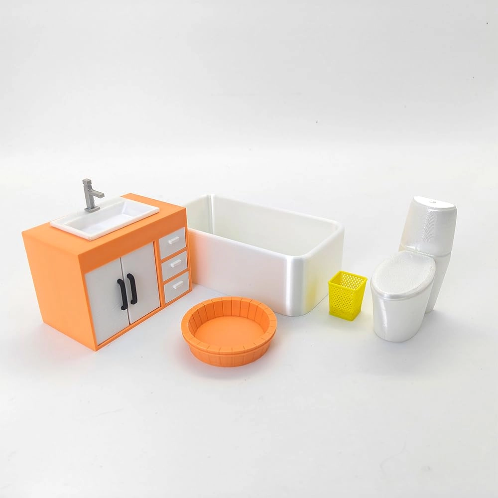 MRY-SFW LYTP12211 - 1/12 Scale Compact Bath Set