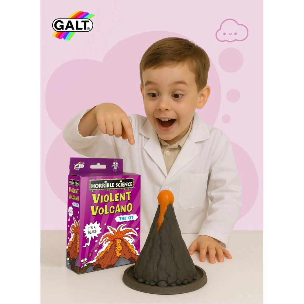 Horrible Science Violent Volcano Kit - 8 to 13+ years