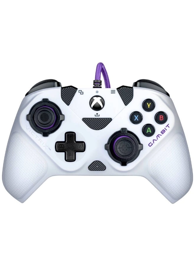 Gambit Dual Core Tournament Controller - White Xbox Series X