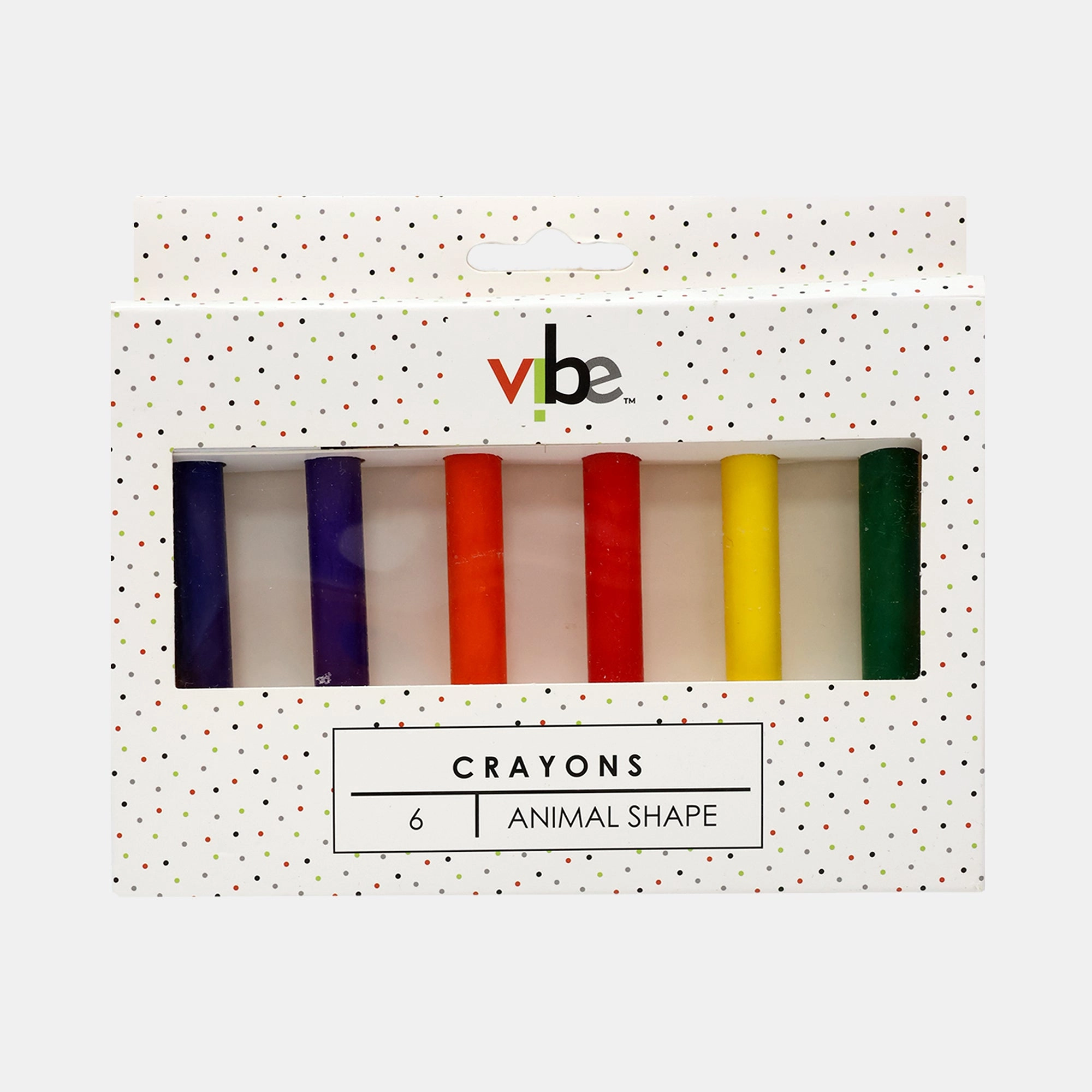 Vibe Animal Crayons - 6 pcs