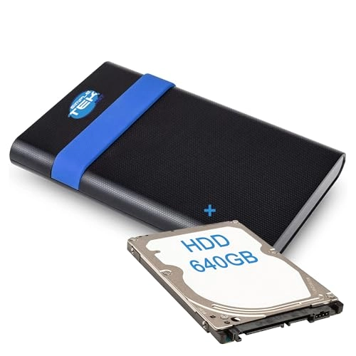 (Refurbished) HDD - 640GB 5400 RPM 2.5" HDD + External Enclosure - USB 3.2 Gen1