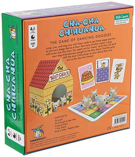 Cha-Cha Chihuahua: The Game of Dancing Doggies - Multi-colored Card Game