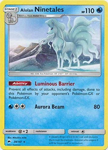 Pokémon Alolan Ninetales 28/147 - SM Burning Shadows
