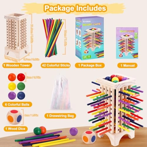 Wooden Board Games - 4 years and up