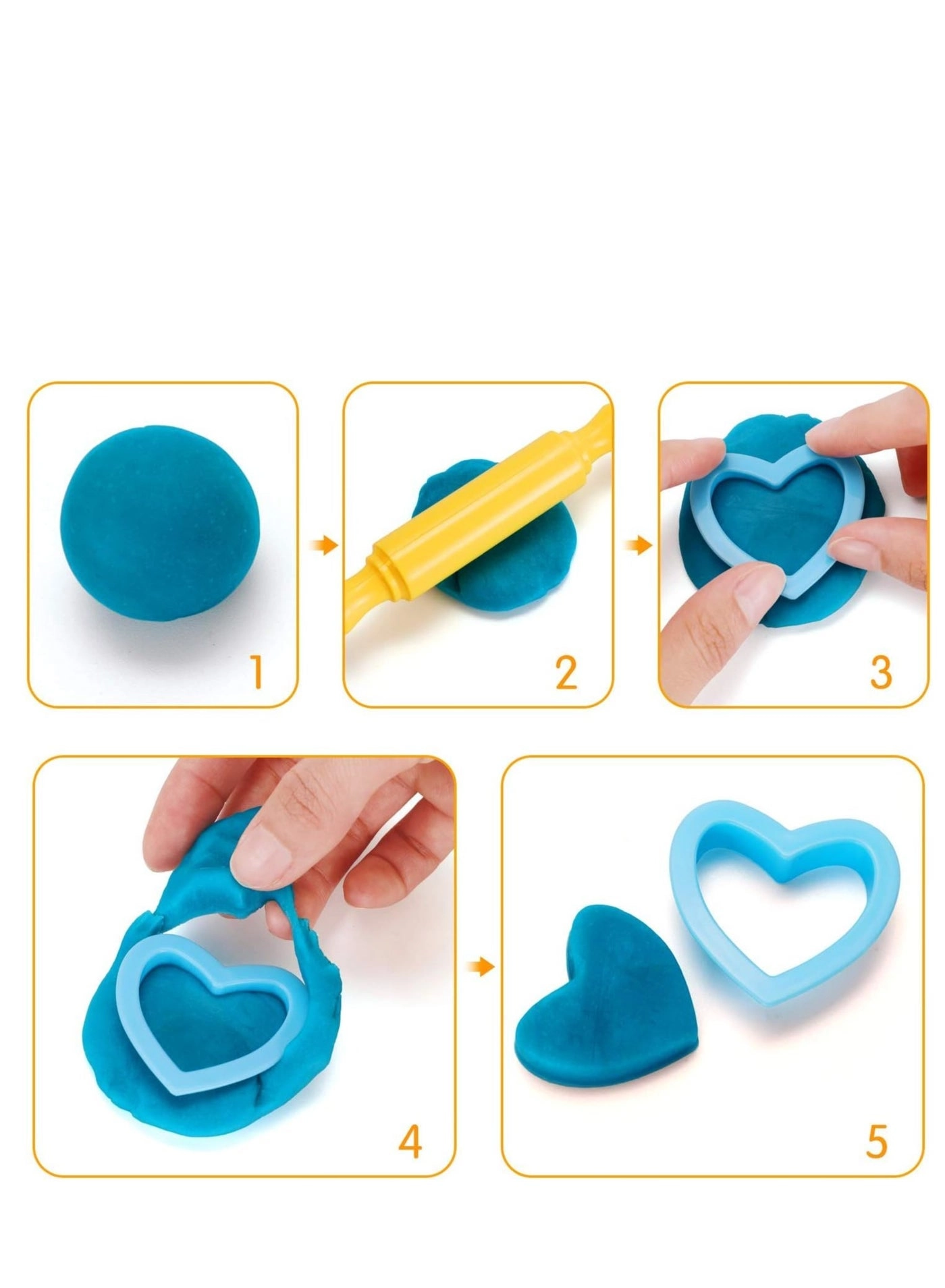 Plasticine Sets - Plastic 20 pcs.