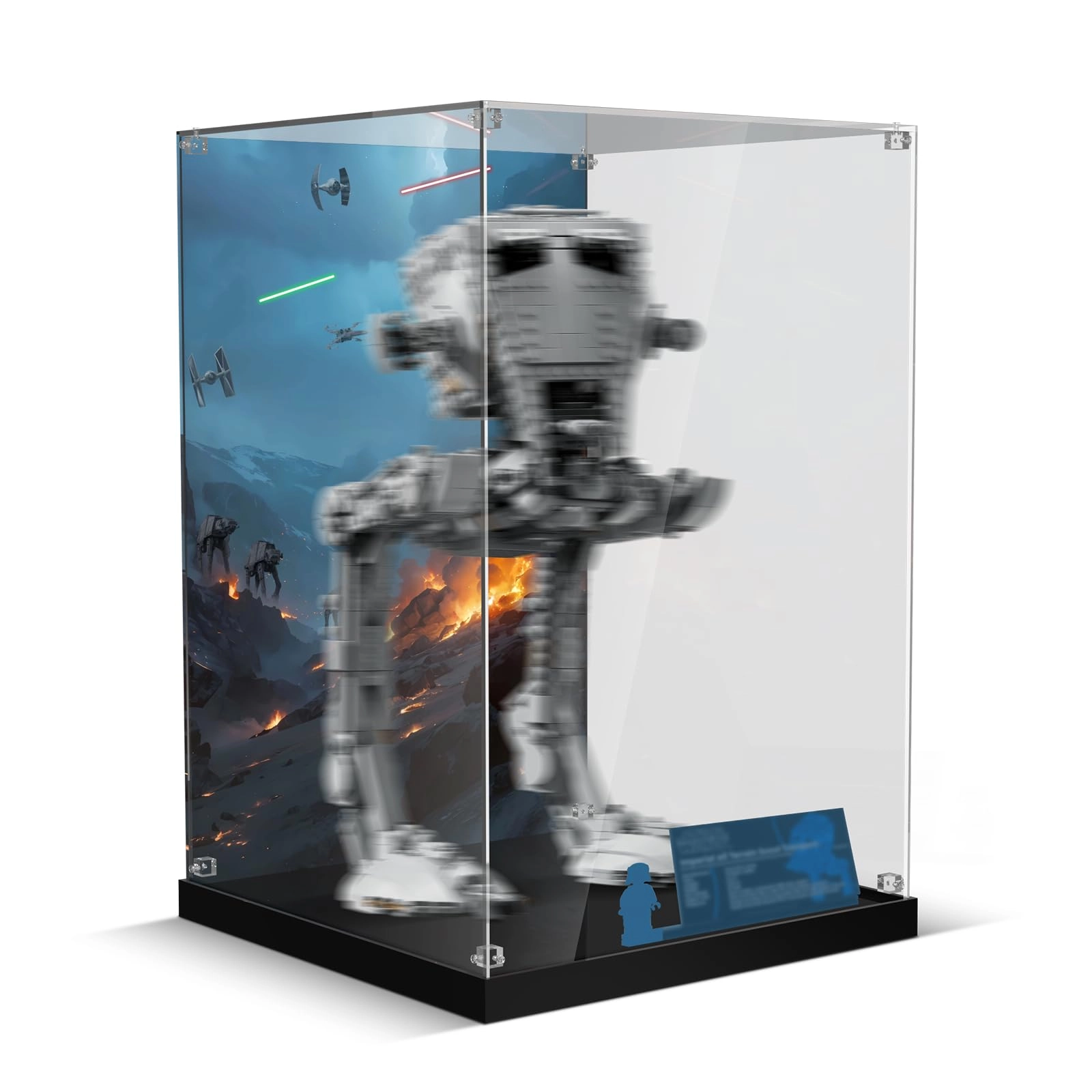 cooldac Acrylic Display Case for LEGO 75417 AT-ST Walker