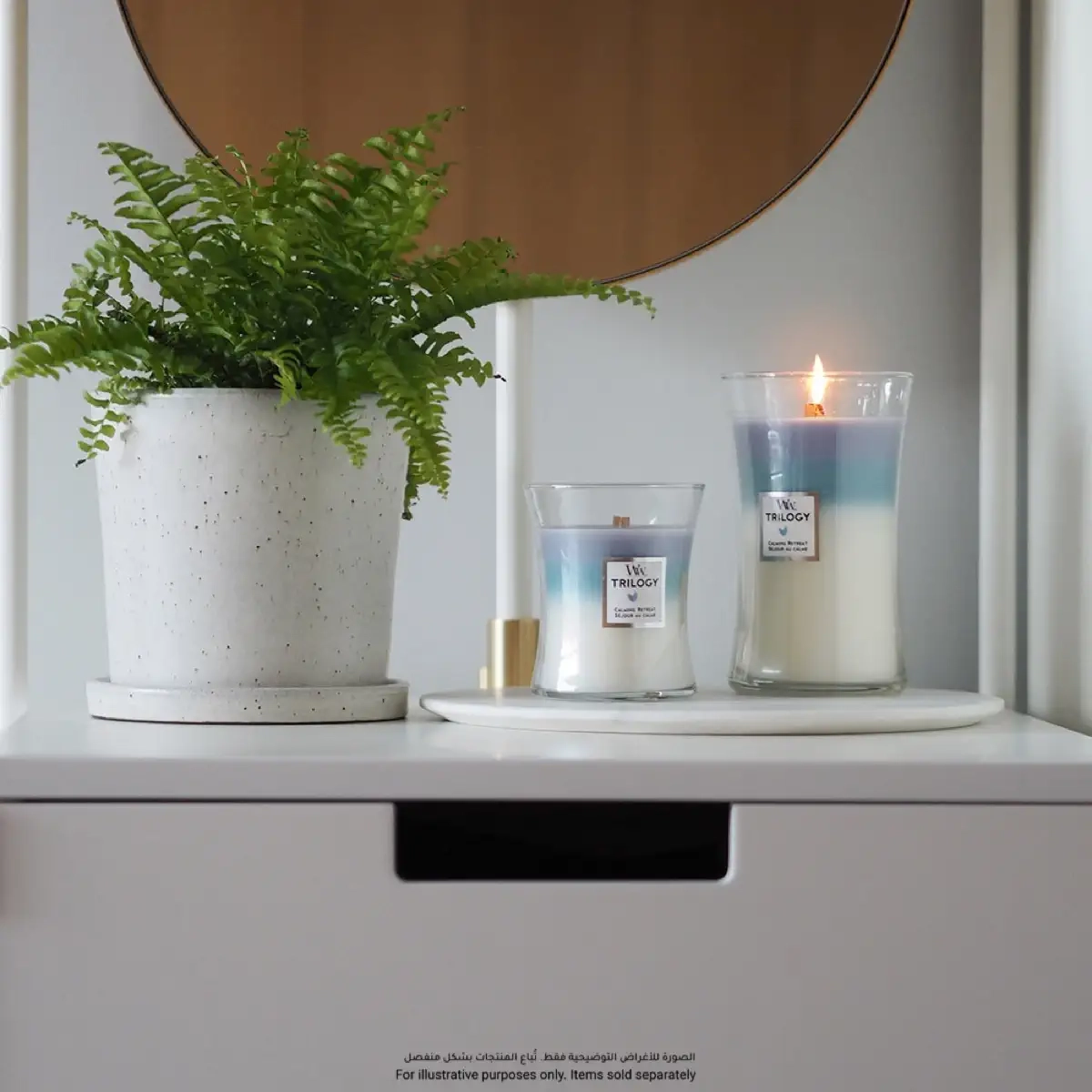 Trilogy Calming Retreat - Lavender Spa Sea Salt & Cotton White Tea & Jasmine 1