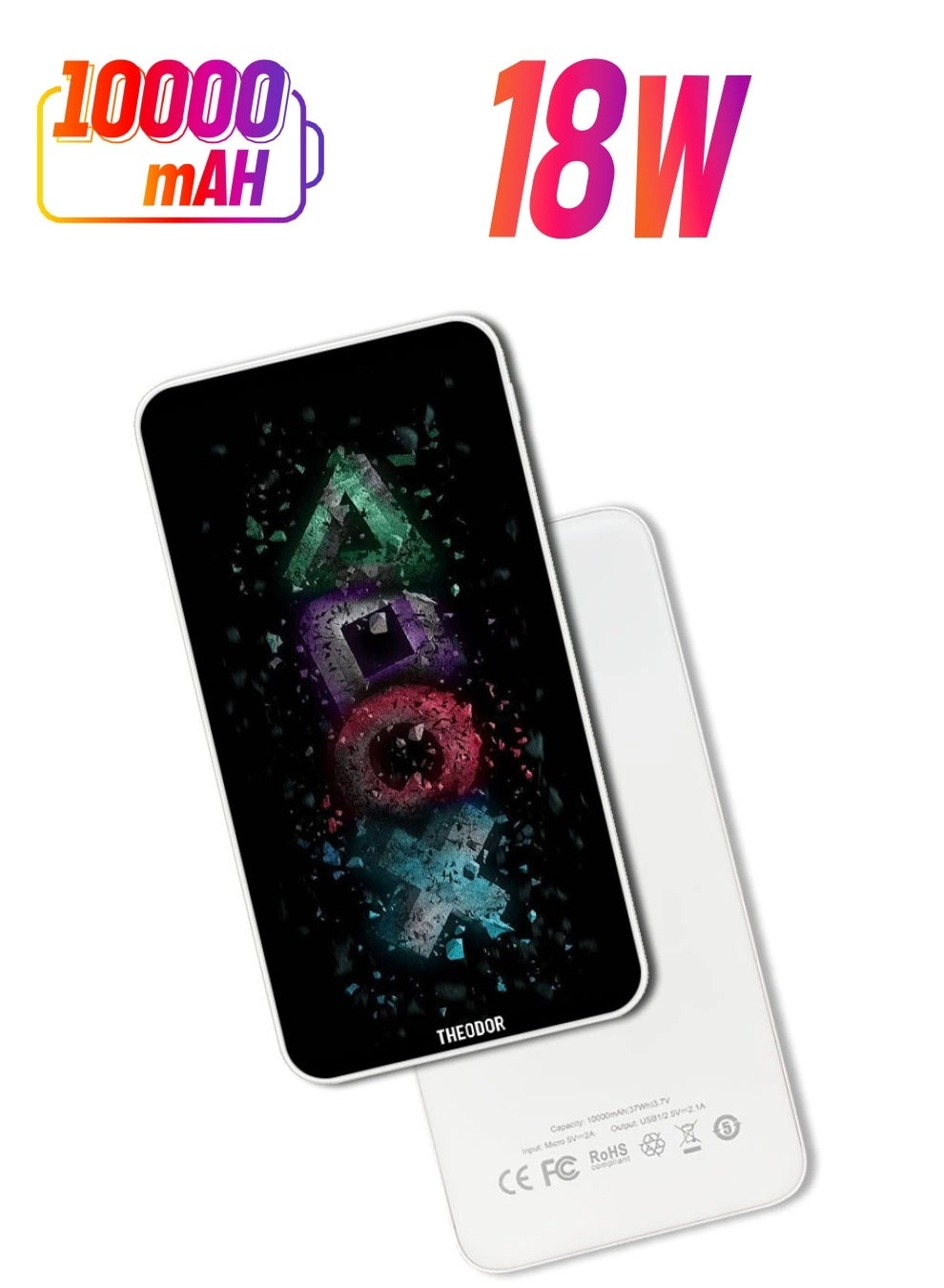 Theodor EX_PPBA461 - 10000 mAh 18W Quick Charging