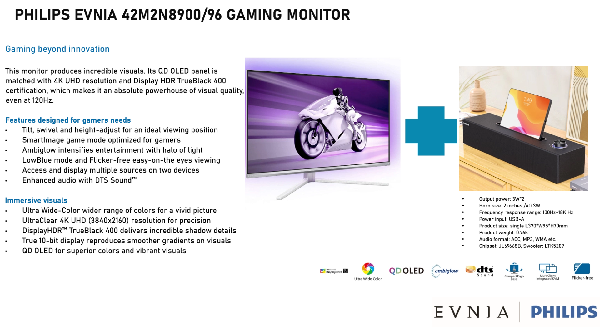 Evnia 8000 - 42M2N8900 42 inch 3840 X 2160