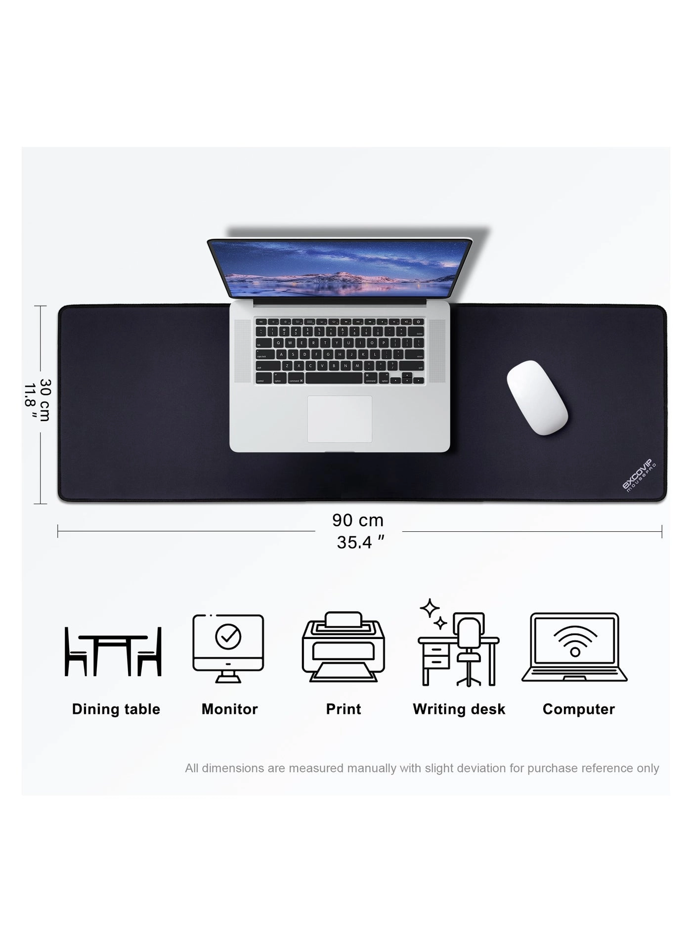 Large XL Office Mouse Pad - 90x30 cm