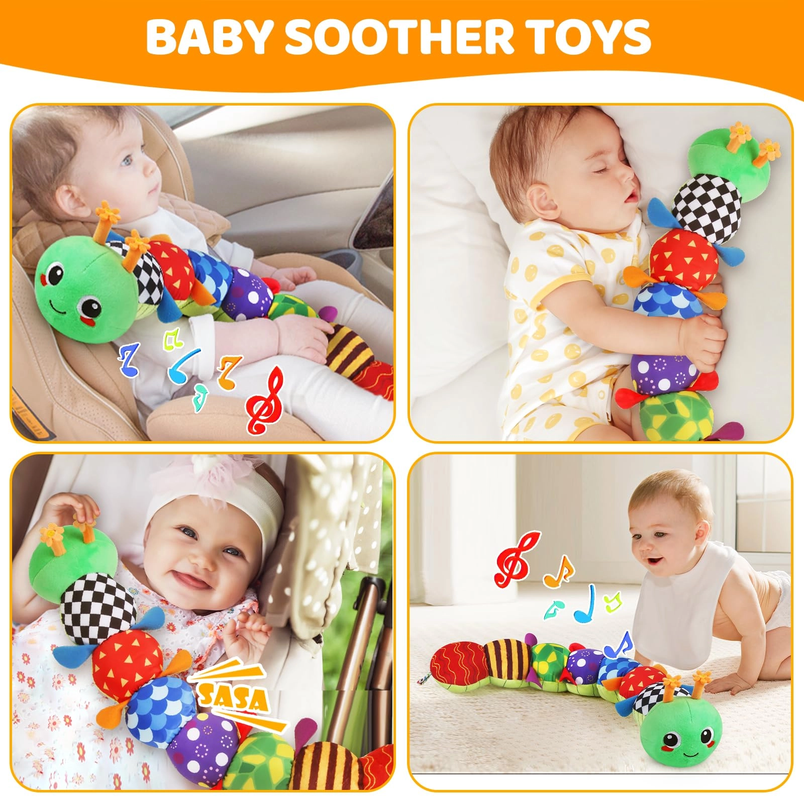 Baby Toys - 0 months Polyester Animal 1.0 Count