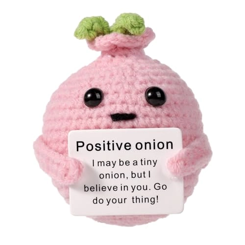 Onion 7 cm Crochet - Pink Emotional Support
