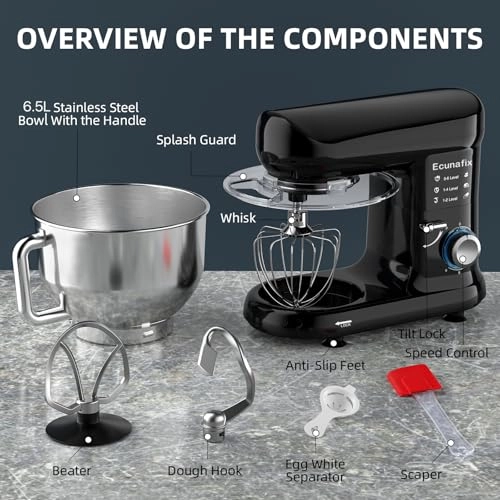 Planetary Mixer - 6.5 Liters 2000 watts