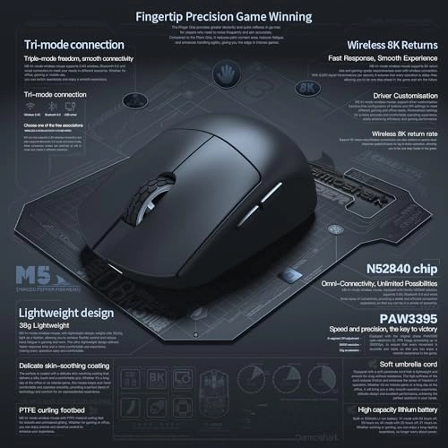 M2PRO Gaming Mouse - Bluetooth