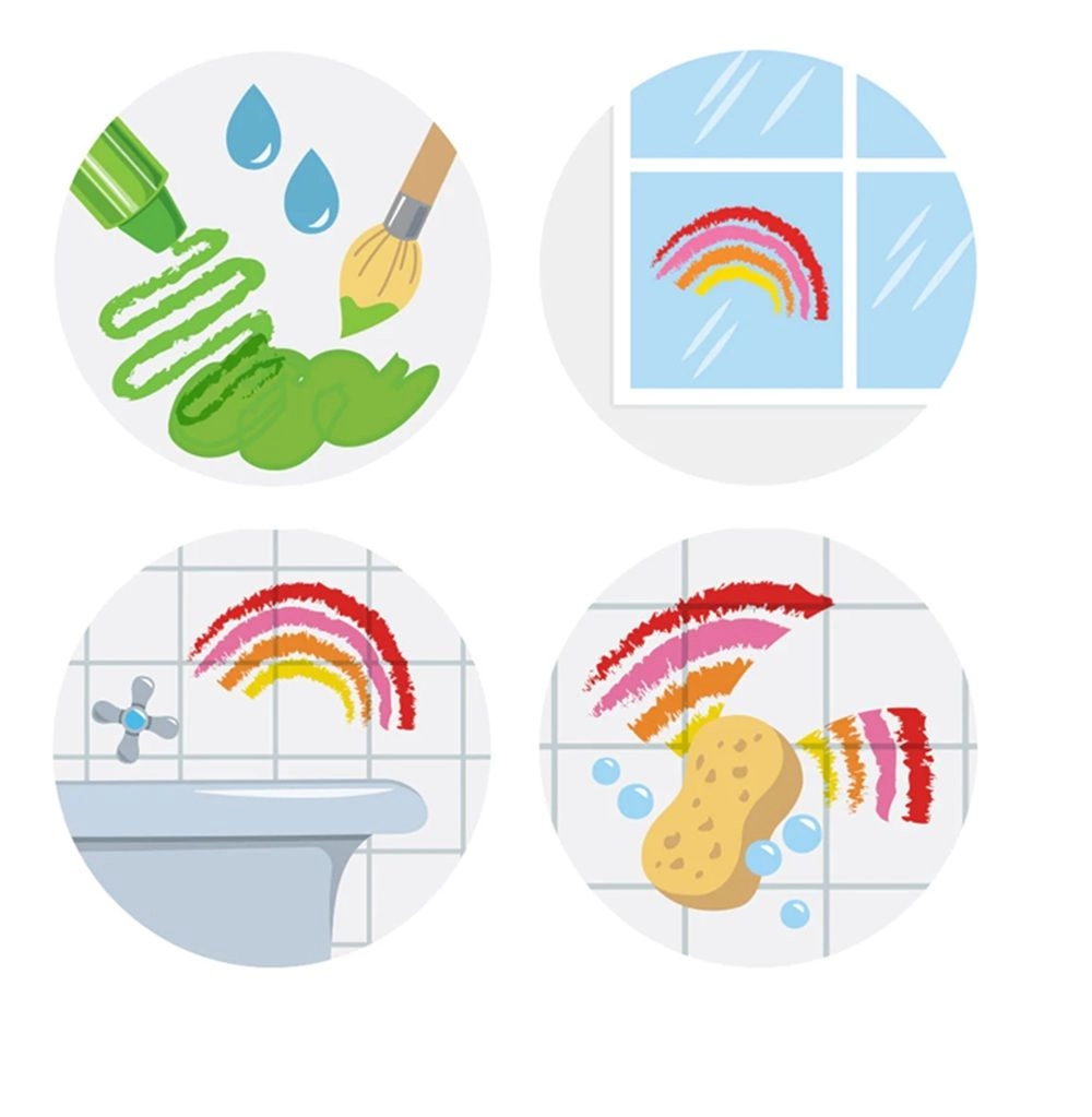 Mini Silk Crayons - 12 Pcs