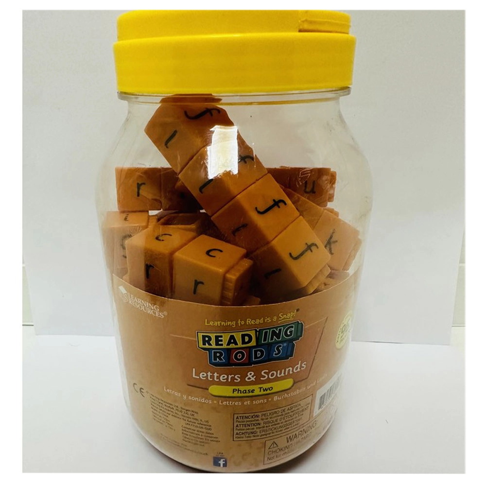 Reading Rods Letters Kit - Suitable for 3 years and above 96 pieces