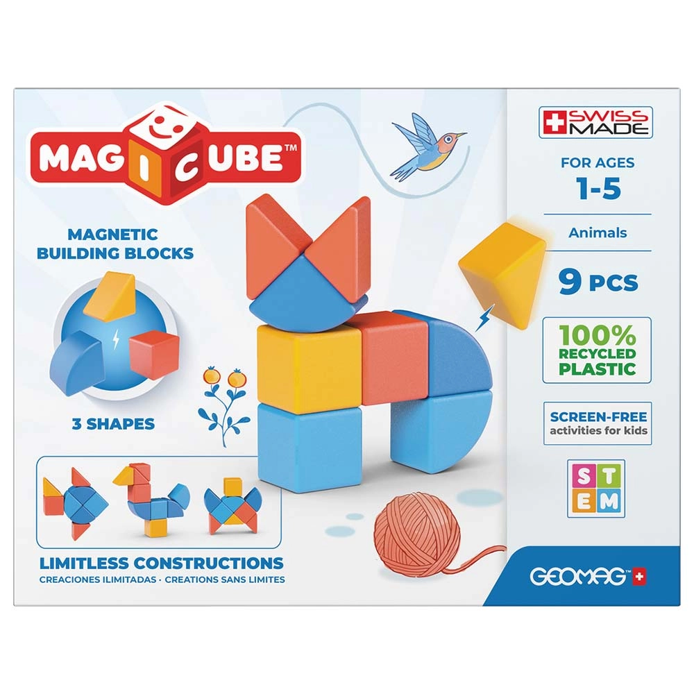 Magicube Jungle Animals - 12 months & above 9Pcs