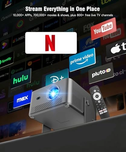 4K Smart Projector - 1920 x 1080 800 ANSI lumens
