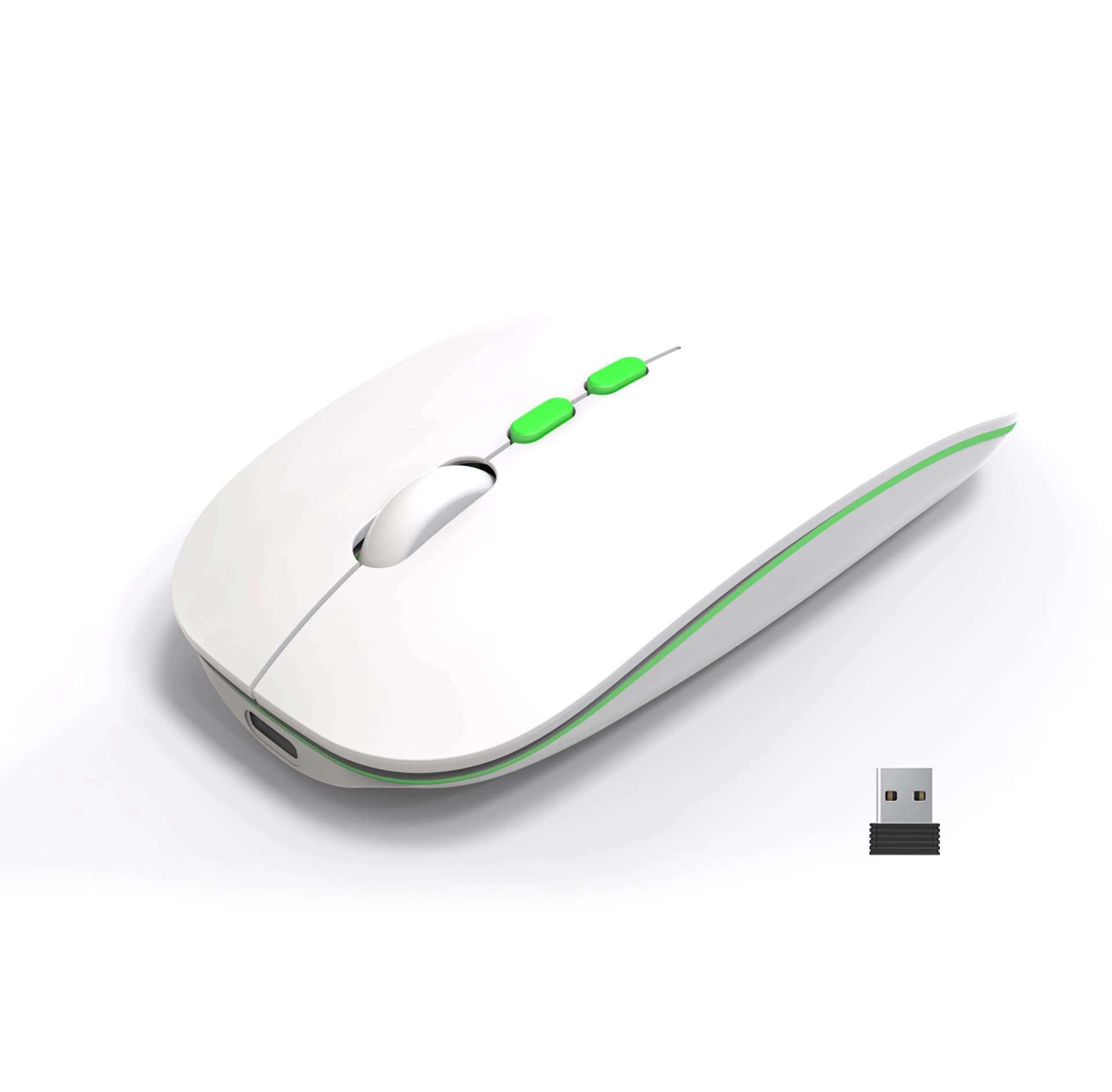 LORERAN Dual Mode Silent Mouse - 2.4G Wireless Bluetooth