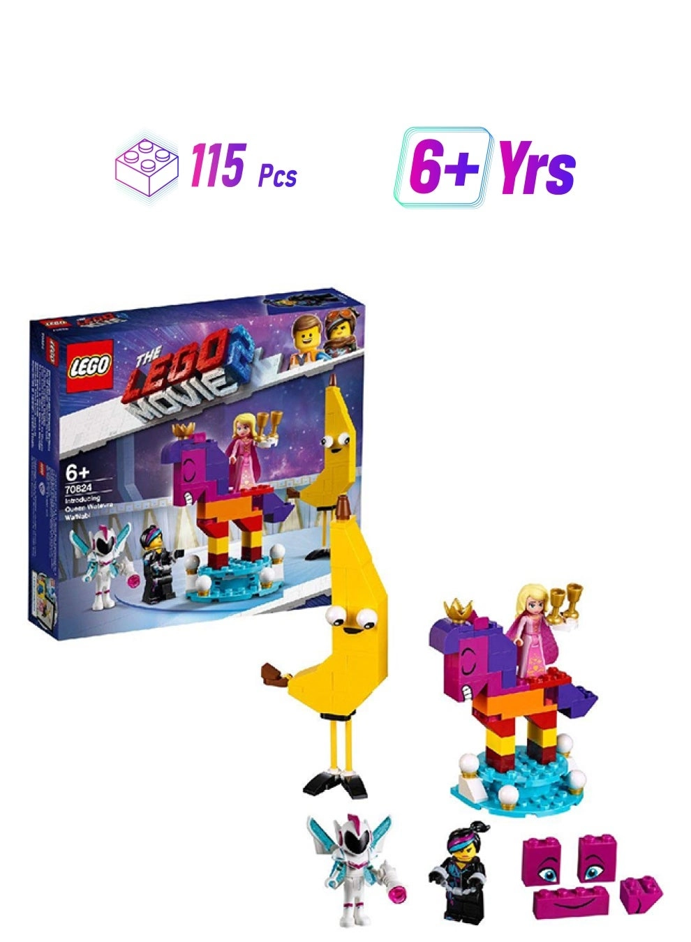 The LEGO Movie 2 Introducing Queen Watevra Wa'Nabi (70824)