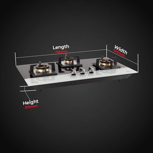 Pluton 3B Dual Gas hob