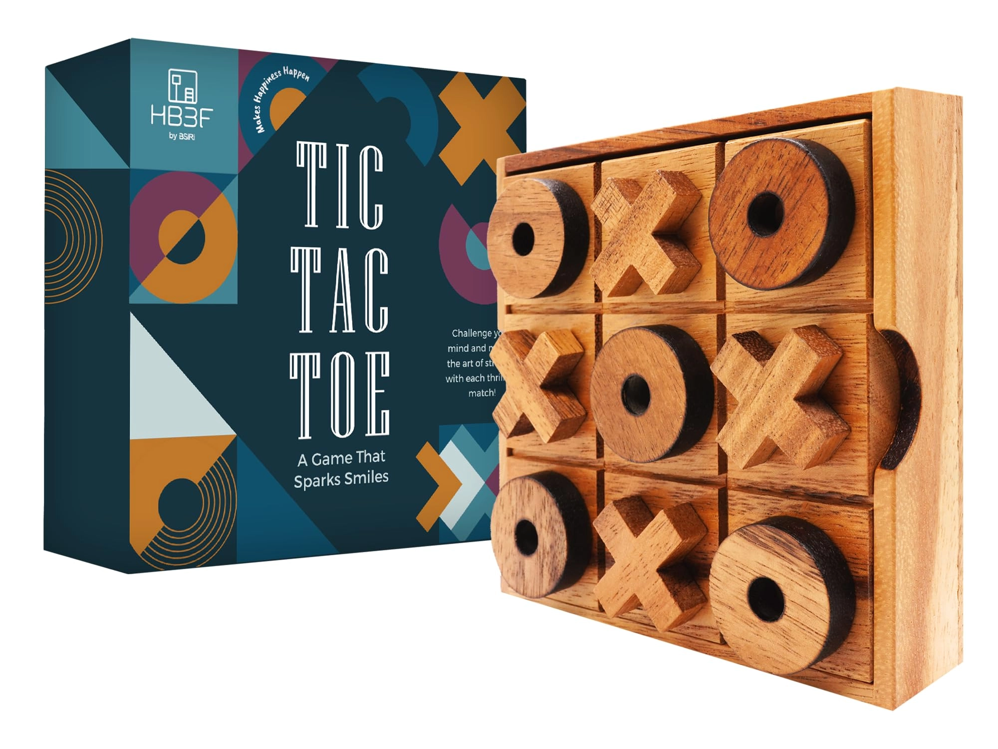 Tic Tac Toe - Wooden Board Game