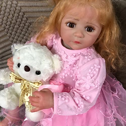 Reborn Baby Doll - 55cm 22" Vinyl Cotton Body