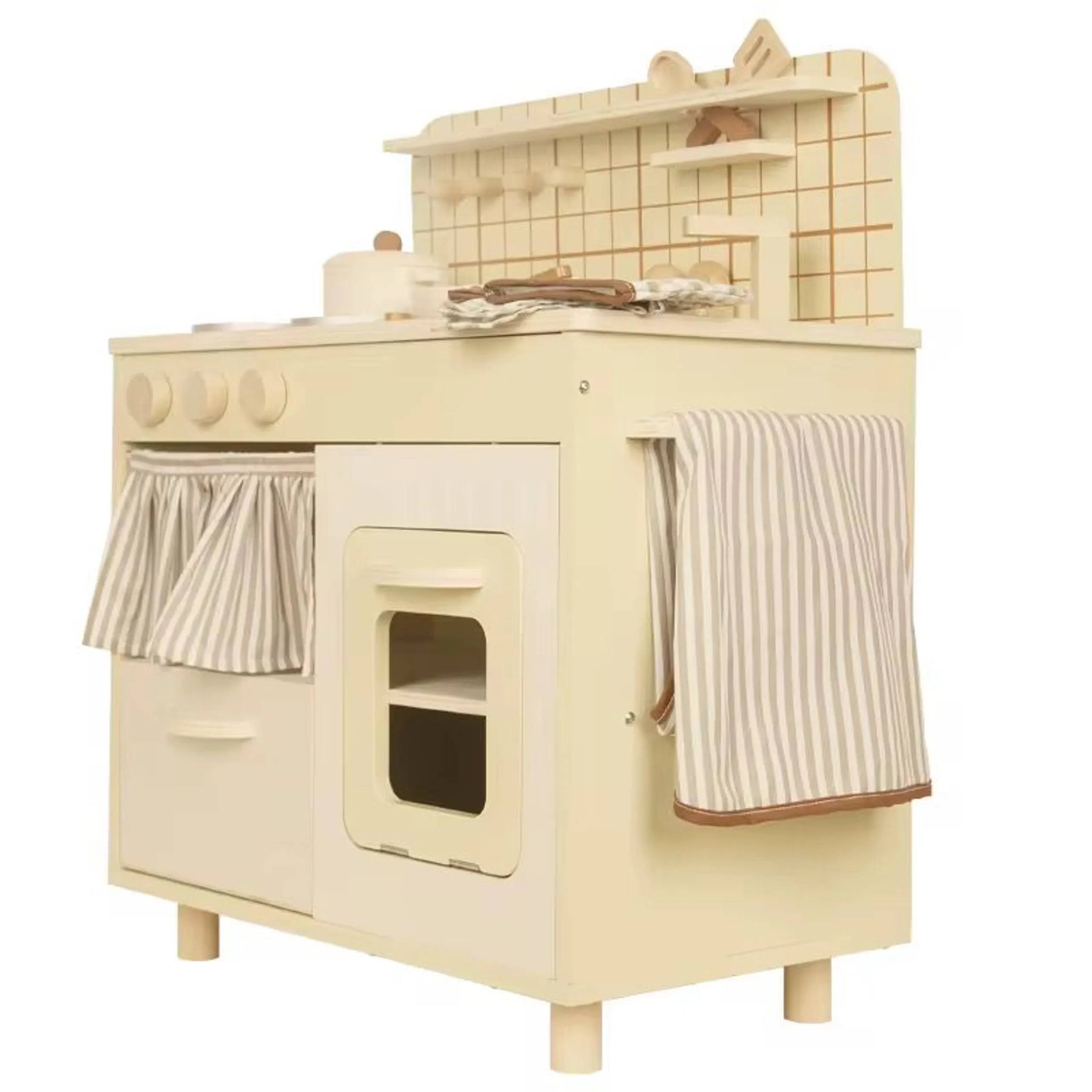 Wooden Kitchen Play Set - 13 pcs (38231668-P2849M)