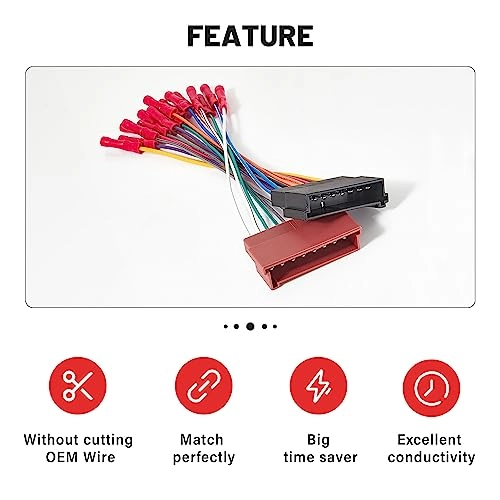 Radio Wiring Harness - 2006-2013 GM GMC Sierra Chevy Impala Buick Cadillac
