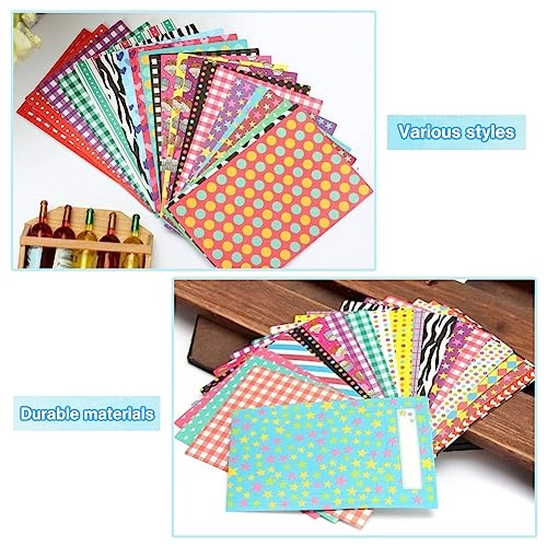 Colorful Photo Paper Frame Set - 140 pieces 8.5 x 5.5 cm