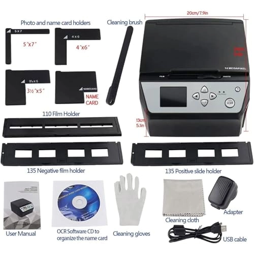 Film Scanner - 16MP LCD Screen SD Card Slot